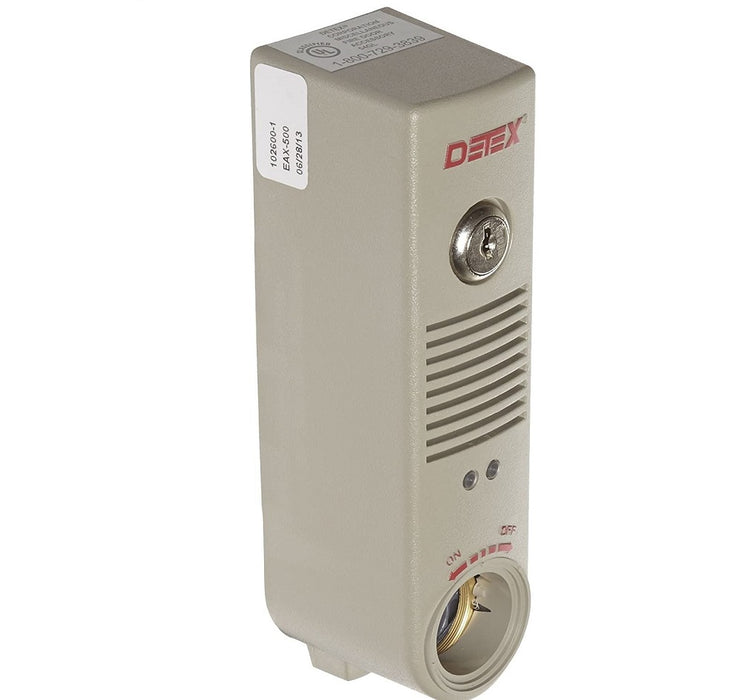 Detex Battery Powered Door or Wall Mount Exit Alarm, 2.10" W x 2.375" D x 7.70" L-Countryside Locks