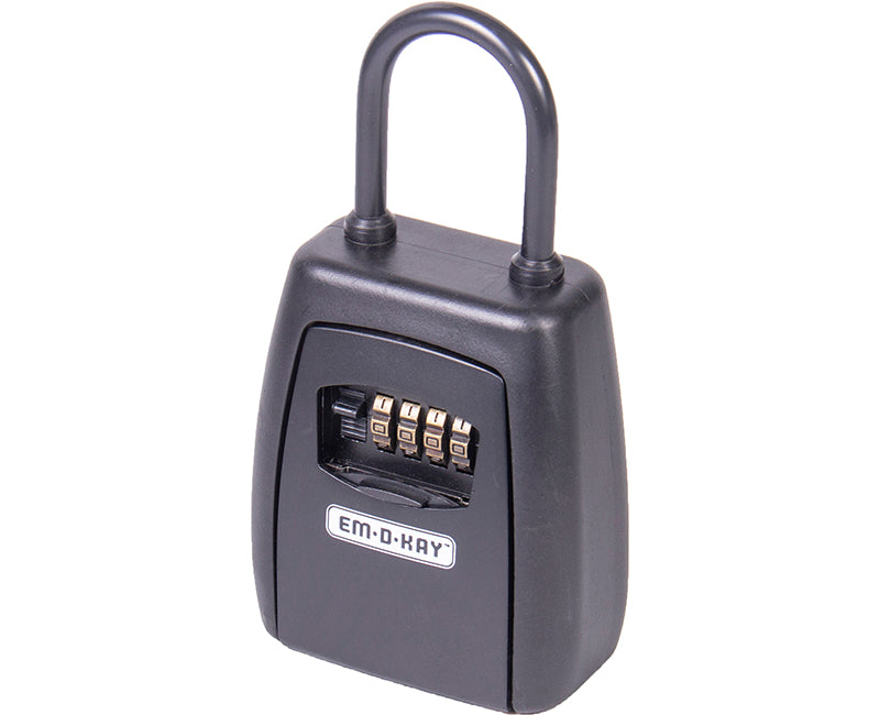 Em-D-Kay Model#3301 Key Lock Box Resettable Combination with Shackle-Countryside Locks