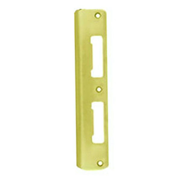 Hoppe Latch & Deadbolt Strike Curved Lip Polished Brass-Countryside Locks