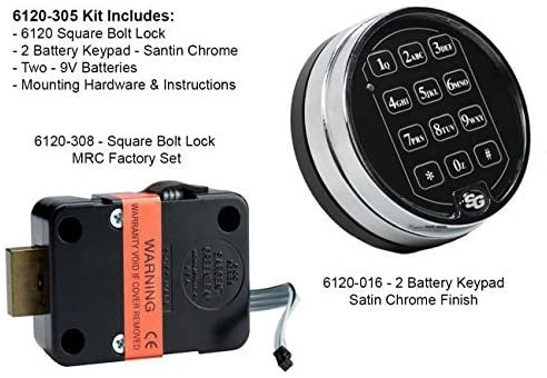 Sargent & Greenleaf 6120-305 Electric Safe Lock W/1-9 Min Delay-Countryside Locks