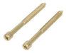 Marks Polished Brass Mortise Cylinder Set Screw For 22AC or 91A 2-Screw-Countryside Locks
