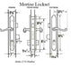 Marks K2750 Polished Brass Lever Plate Kit Only For Marks 2750 Thinline Lockset-Countryside Locks