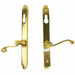 Marks K2750 Polished Brass Lever Plate Kit Only For Marks 2750 Thinline Lockset-Countryside Locks