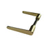 Papaiz MZ-35 replacement lever handles. Brass plated-Countryside Locks