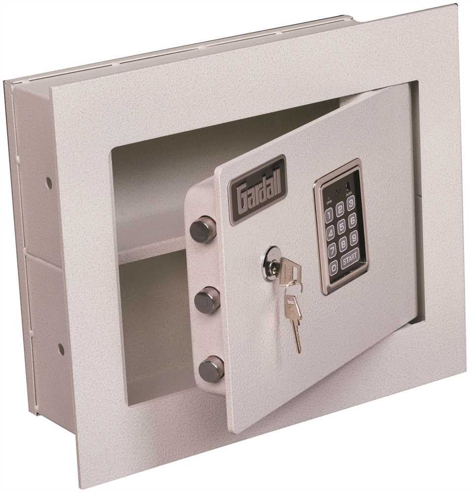 GARDALL CONCEALED WALL SAFE KEY AND ELECTRONIC LOCK — Countryside Locks
