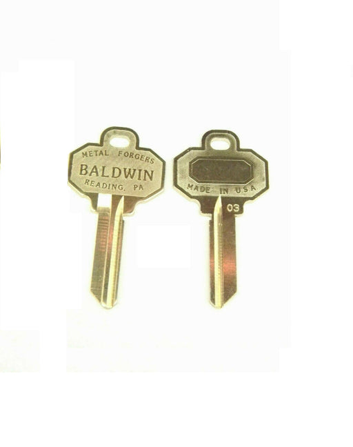 Baldwin 5 Pin Key Blanks C Keyway 50 Pack-Countryside Locks