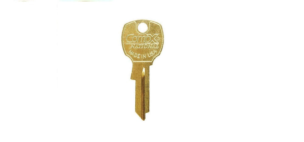 Box of 50 Mailbox Lock Key Blank, Pin Tumbler, Reverse, 5-Pin, Brass, For  2000PS to 2999PS and 4000PS to 4999PS Lock