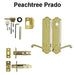 Peachtree Prado Handleset for Hinged Doors-Countryside Locks