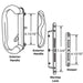 Roto Handle Set With Two Mortise Lock-Countryside Locks