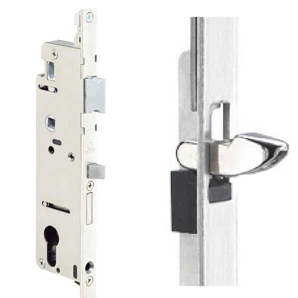 Hoppe Multipoint Lock 16MM Manual 45/92 Gear, Tongue At 26.5", 1/2" D/B, 36" HH-Countryside Locks