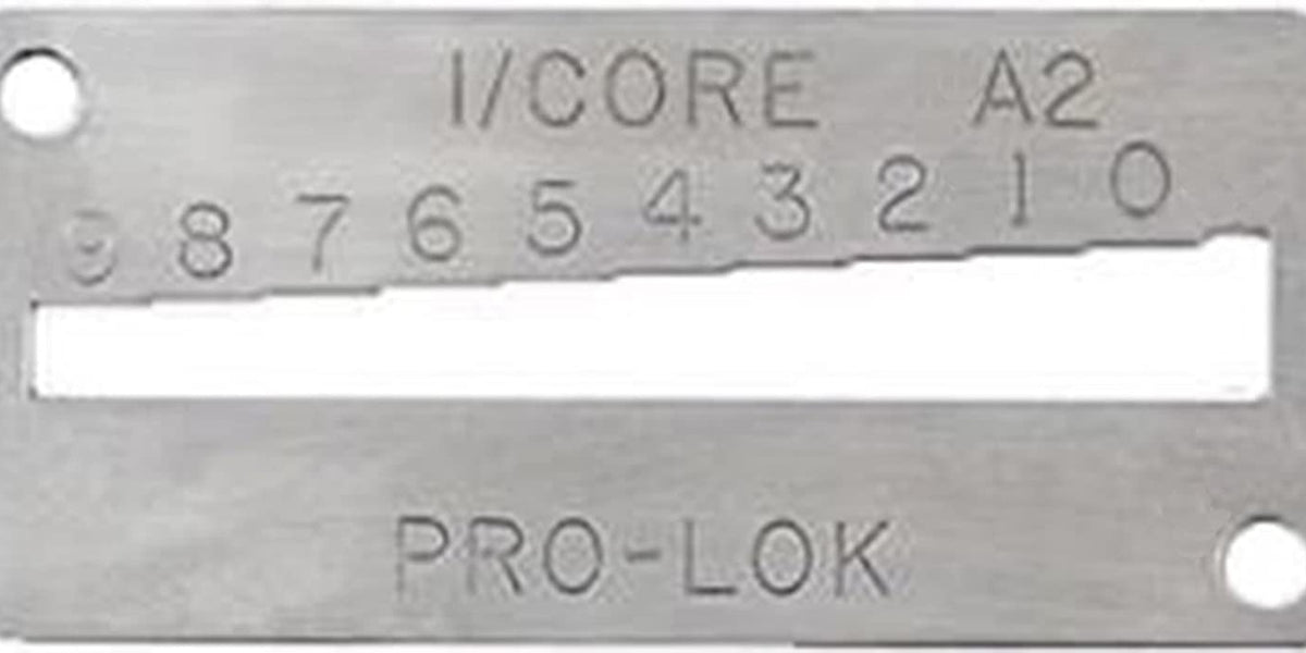 Pro Lock Key Decoder, Stainless Steel, For Best/Falcon and Other IC/Ke ...