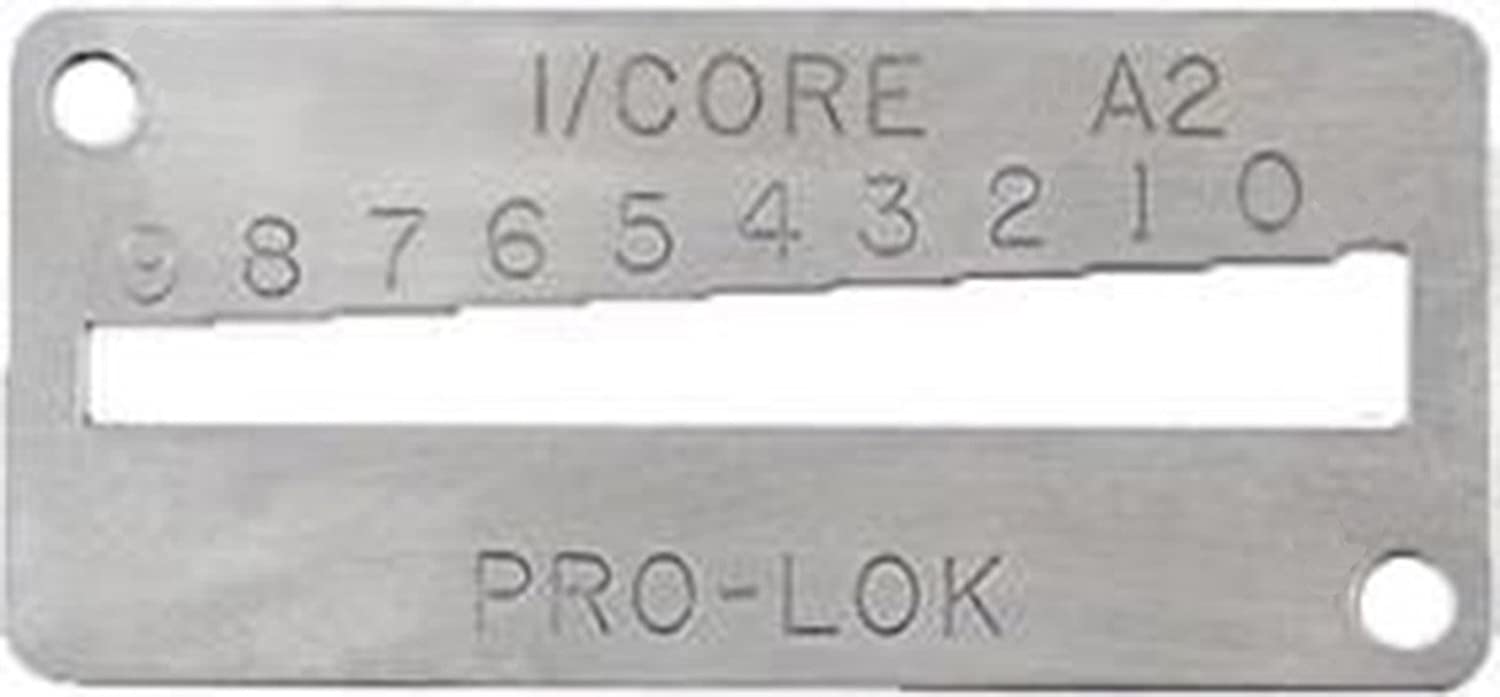 Pro Lock Key Decoder, Stainless Steel, For Best/Falcon and Other IC/Key-Countryside Locks