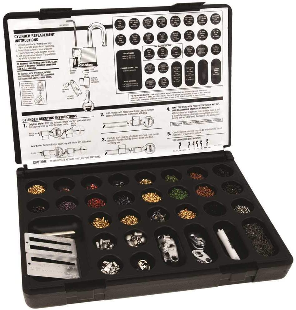 Master Padlock Master keying Service Kit For Lock Rekeying, Pinning, P ...