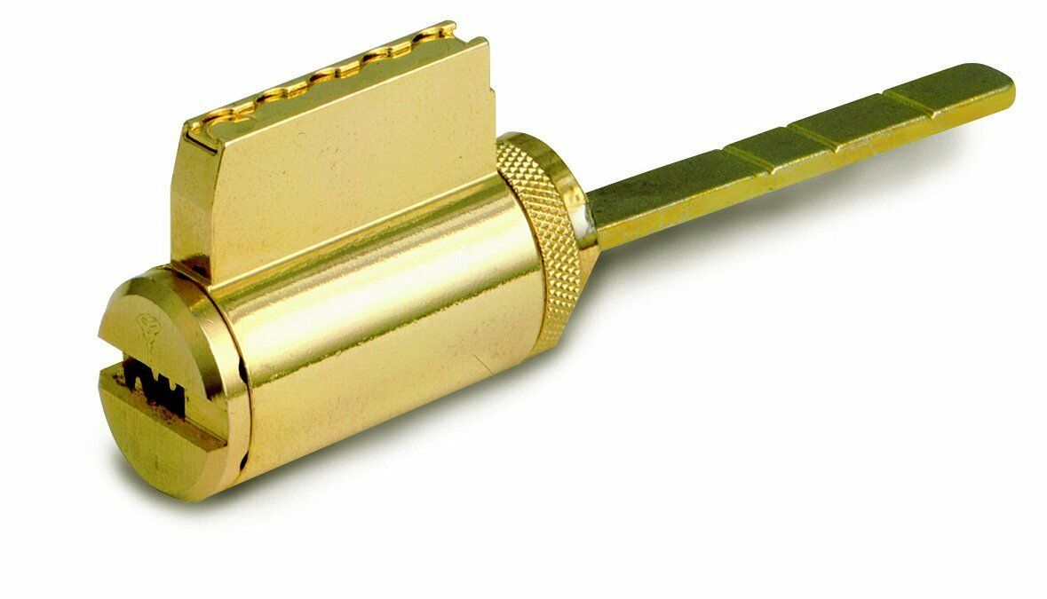 Junior MUL-T-LOCK Cylinder For Arrow Schlage Brass With Three Keys-Countryside Locks