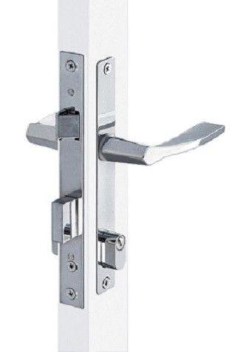 thumbnail image 2 of Papaiz MZ35 Storm Door Lock And Handle Set - Keyed Both Sides, Polished Brass, Universal Handing 2 of 5