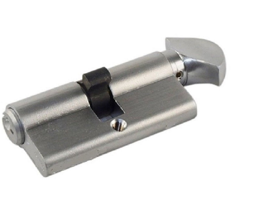 Atrium Lock Single Cylinder Profile With Three Keys 2-1/2" Long Finishes Chrome SC1-Countryside Locks