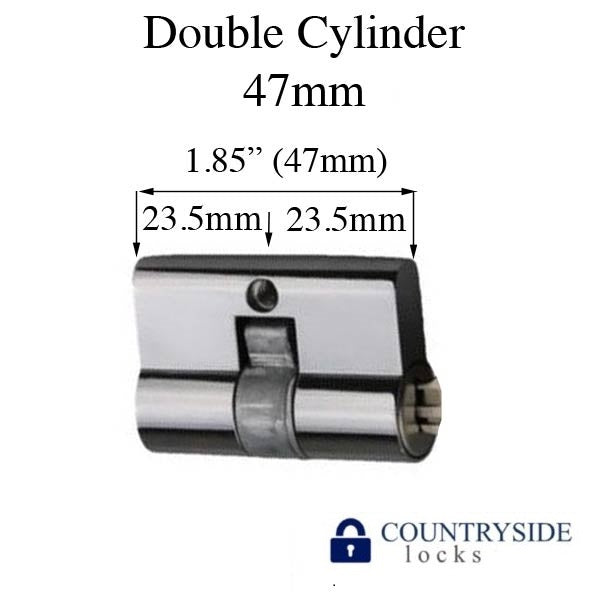 Keyed Double Cylinder, Whitco Euro Type, Wafer Cylinder-Countryside Locks